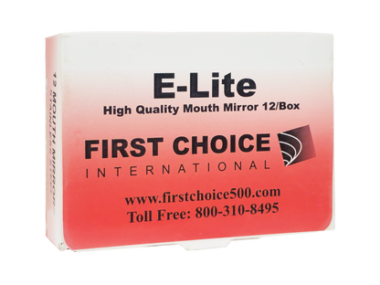 First Choice International E-lite Mouth Mirror #5 Plane Cone Socket (12/Pack) #1724