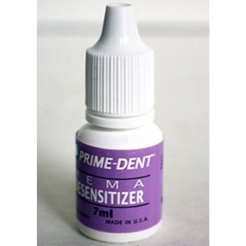 NEW DENTAL HEMA DENTIN TOOTH DESENSITIZER 7mL BOTTLE PRIME-DENT