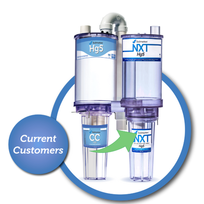 Upgrade to the NXT Hg5 Amalgam Separator from existing your LEGACY Solmetex Amalgam Separator System