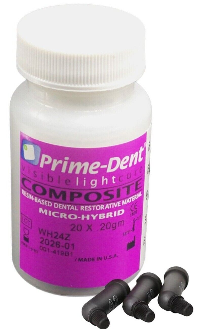 Prime-Dent Visible Light Cure Composite Micro Hybrid Capsules