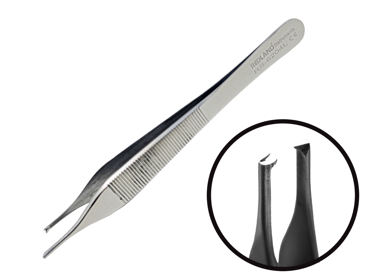 REDLAND Adson Tissue Forceps 1X2 STR-15cm RS-6204L