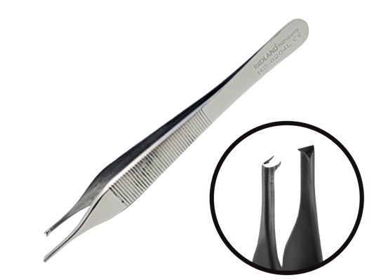 REDLAND Adson Tissue Forceps 1X2 STR-15cm RS-6204L