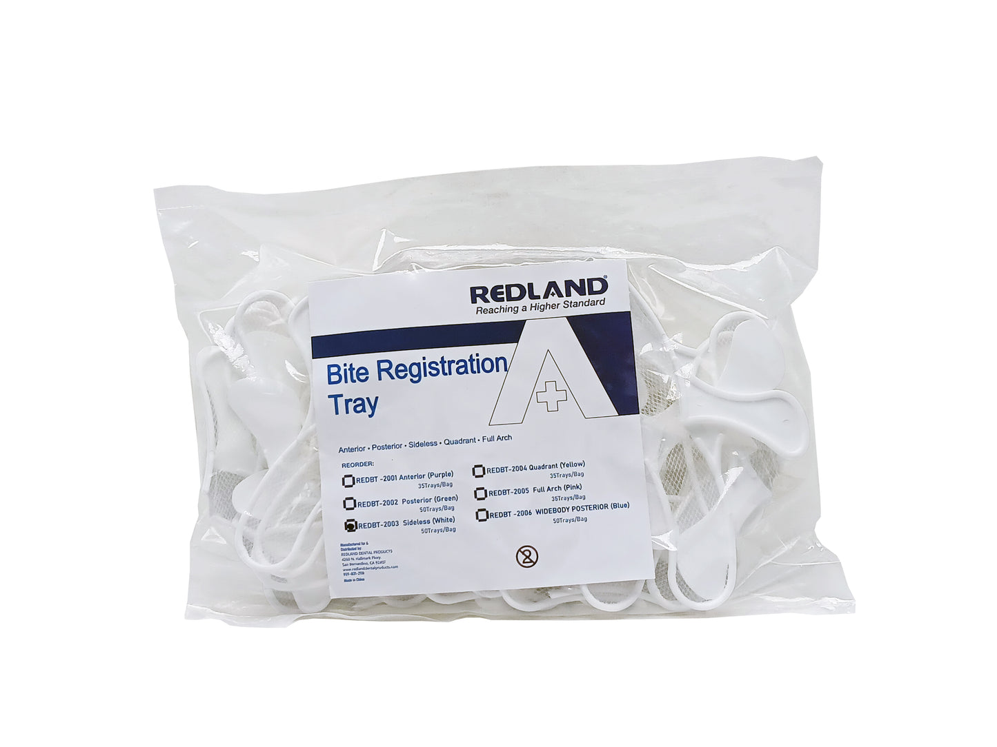 REDLAND Dental Disposable Bite Registration Trays