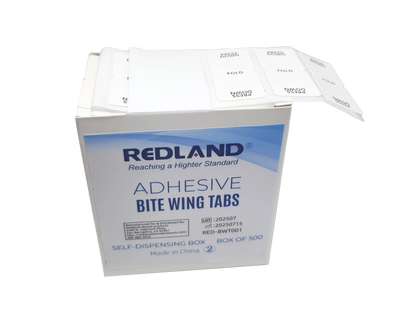 REDLAND Bite Wing Tabs (dental Imaging) 2x Box of 500