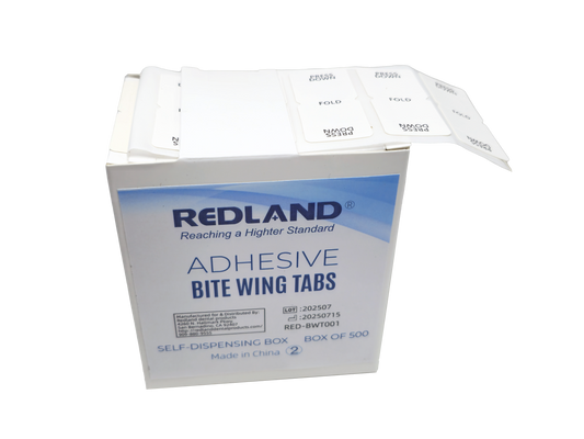 REDLAND Bite Wing Tabs (dental Imaging) 2x Box of 500