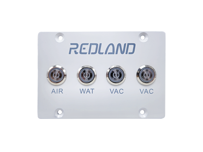 REDLAND Remote Control Panels with 4 buttons for AIR WATER & VACUUM PUMP
