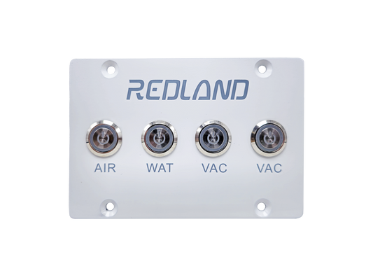 REDLAND Remote Control Panels with 4 buttons for AIR WATER & VACUUM PUMP