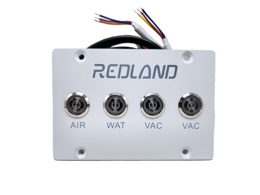 REDLAND Remote Control Panels with 4 buttons for AIR WATER & VACUUM PUMP