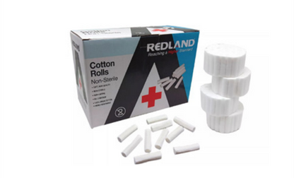 REDLAND DISPOSABLE COTTON ROLLS