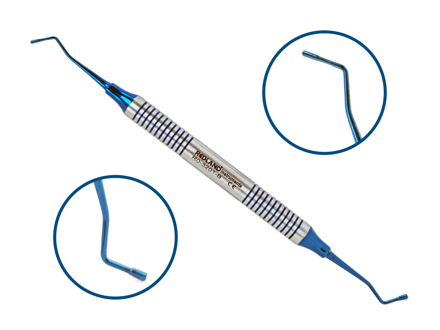 REDLAND Dental Marquette Plugger Condenser 0-1 (Blue Line)