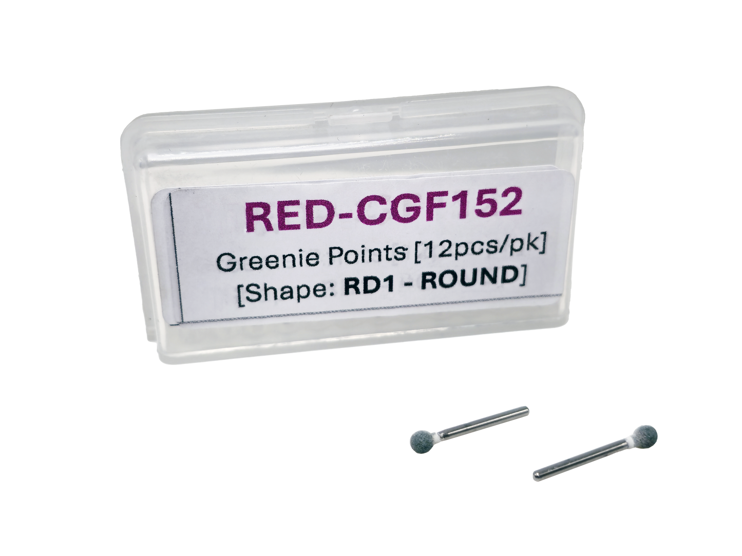 REDLAND Dental Polishing Greenie Stones (Silicon Carbide) (RD1 - Green Stones Round)