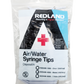 REDLAND Disposable Air/Water 3-Way Syringe Tips (150 Metal Tips)
