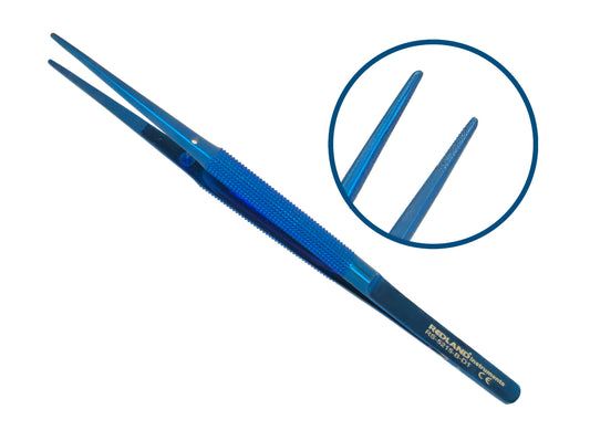 Redland Micro Dissecting Tweezer-Tissue Forceps Blueline TC 16cm RS-5215-B-D1