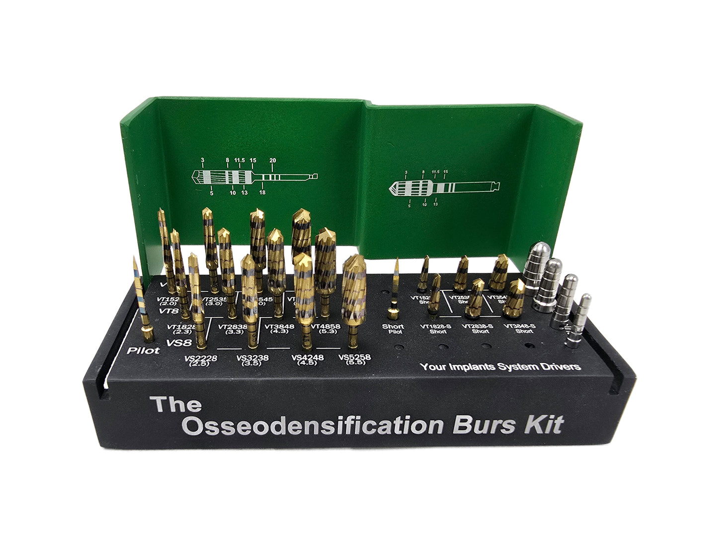 REDLAND Osseodensification Burs and Implant Drill Kit