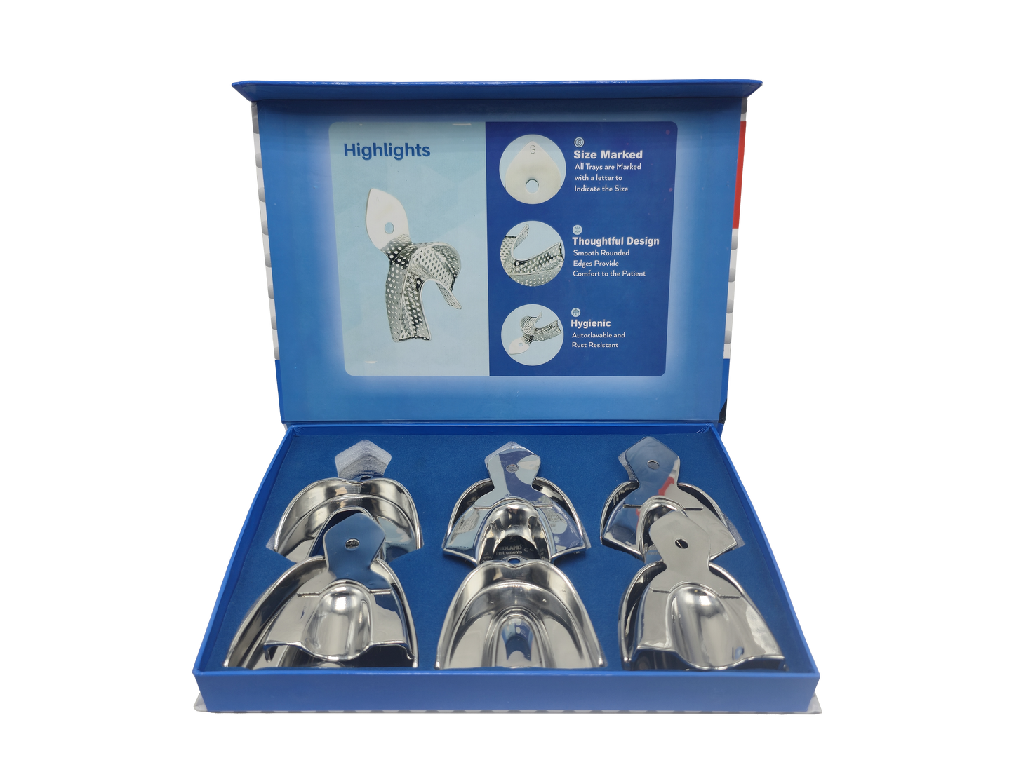 REDLAND Stainless Steel Non-Perforated Impression Tray