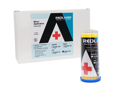 REDLAND Disposable Micro-Brush Applicators Bendable Reg/F/SF