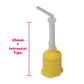REDLAND Dental Yellow Short Mixing Tips for RelyX cement 1:1 50/pk 3M Type