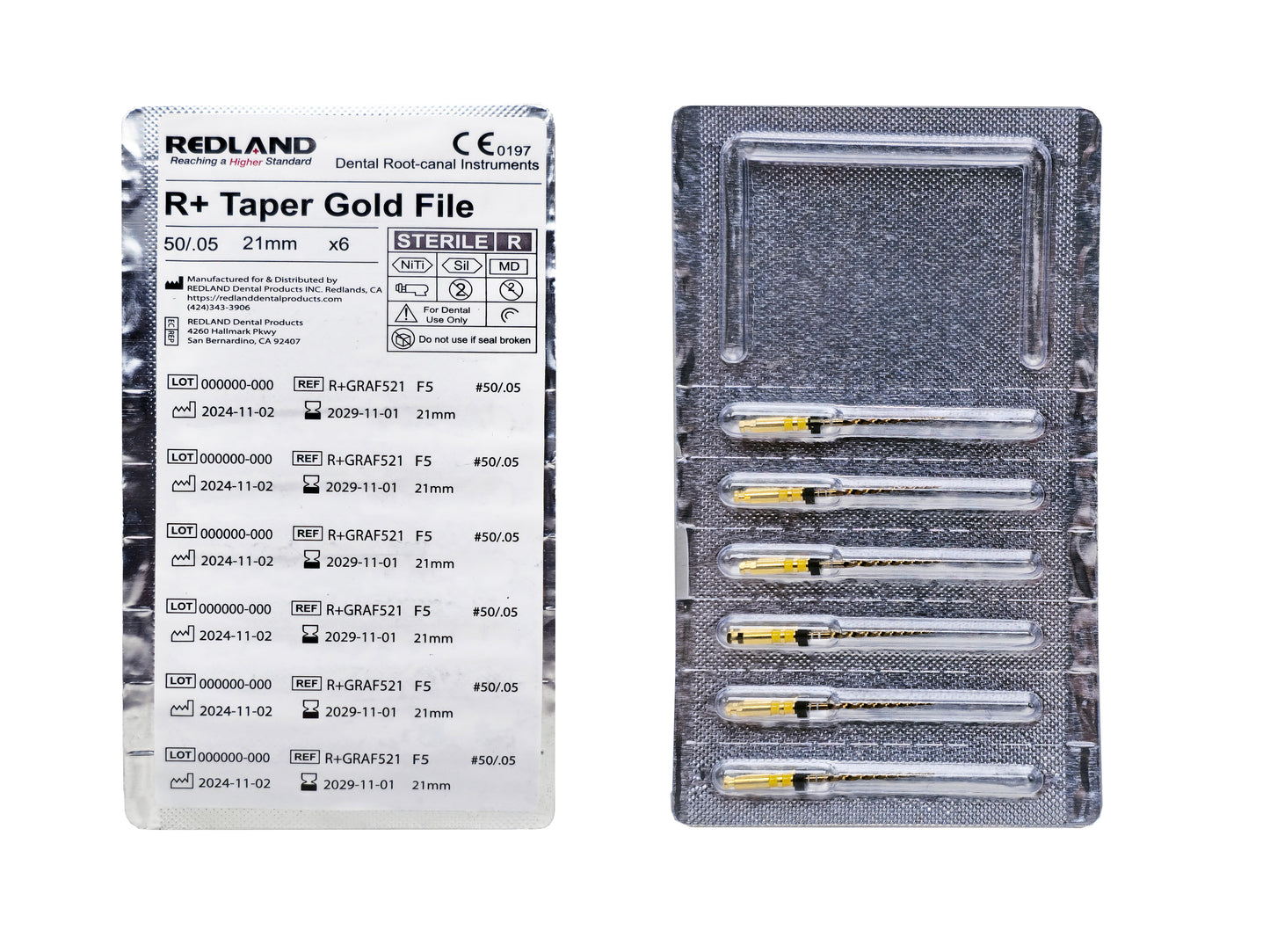 REDLAND R+ TAPER GOLD Rotary Files