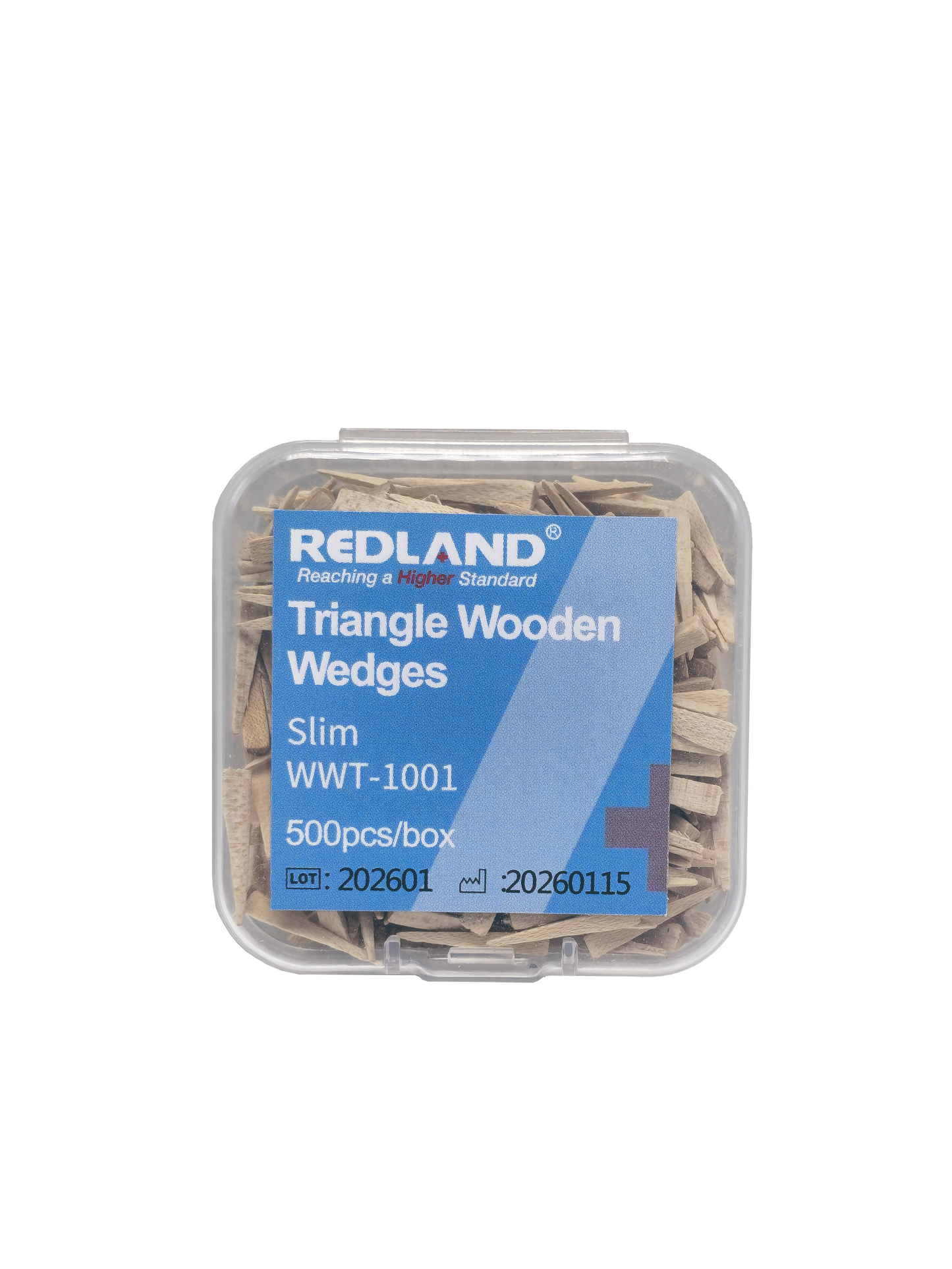 REDLAND Triangular Wood Dental Wedges (500 Pack)