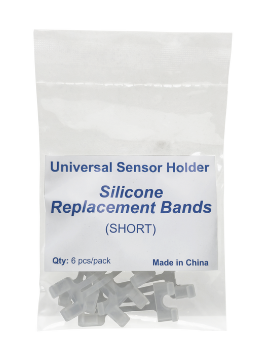 REDLAND Sensor Holder Silicone Replacement Bands (Assorted) [6 Pack]