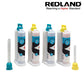 REDLAND VPS Impression Material & Bite Registration Material (4x50mL cartridges)