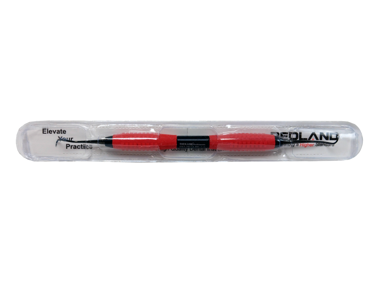 REDLAND Deplaquer/Scaler with Soft Silicon Grip BlackLine