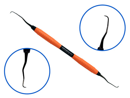 REDLAND Deplaquer/Scaler with Soft Silicon Grip BlackLine
