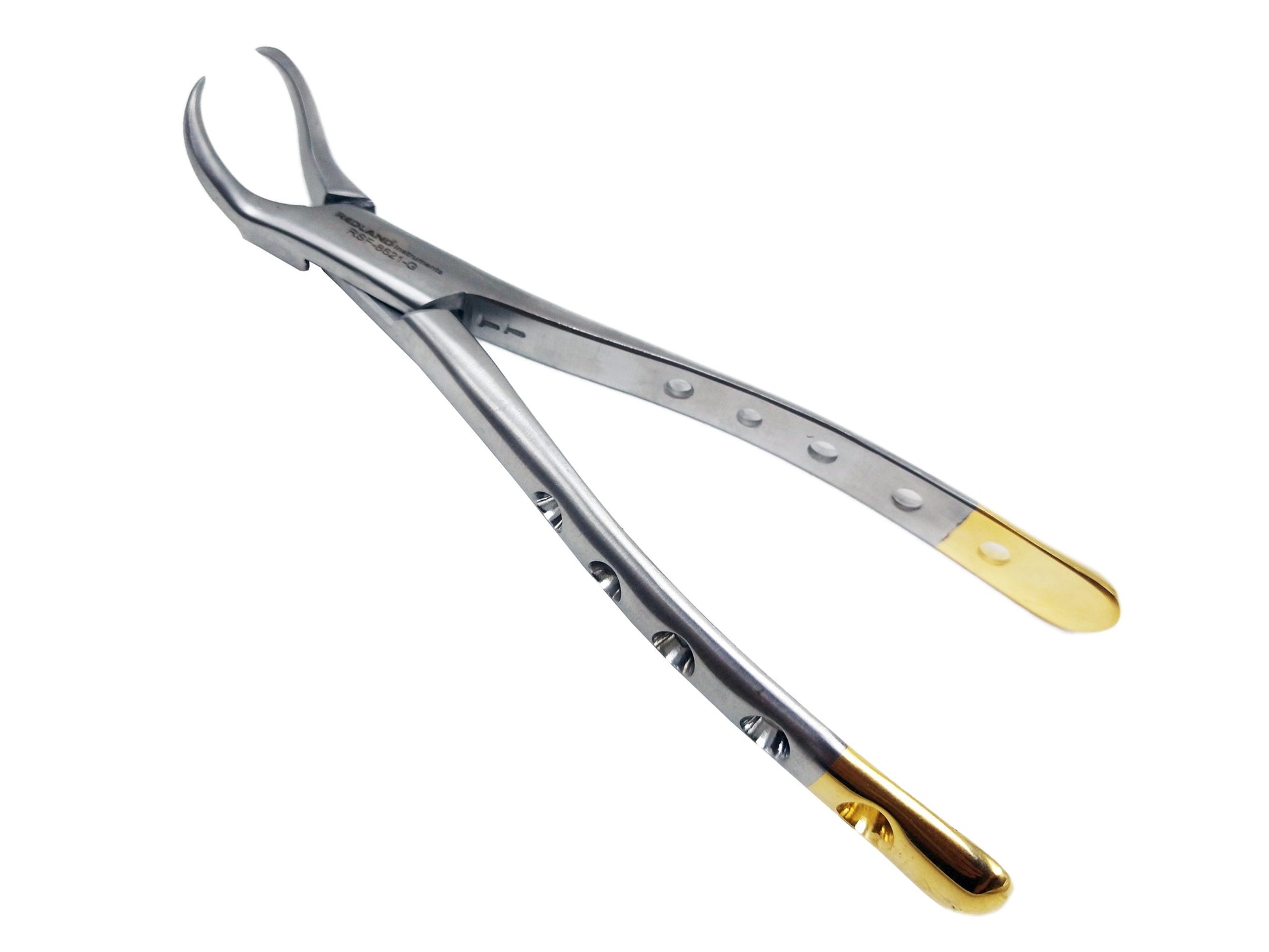 Redland 23 Cowhorn Dental Extraction Forcep English Pattern (Lower Molars) Goldline RSF-8621