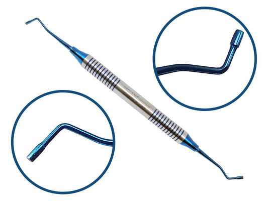 REDLAND Dental Marquette Plugger Condenser 1-2 (Blue Line)