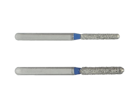 Redland Straight Round End Diamond Burs Multiple Sizes (25Pcs)