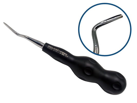 REDLAND  Apical Dental Elevator (Black Line) w/ergonomic handle & grip