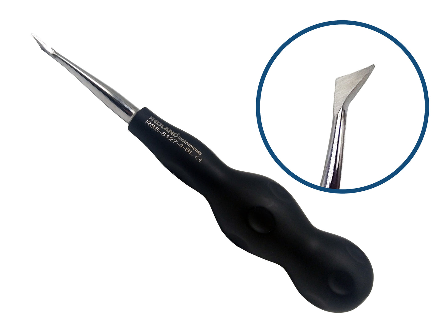 Redland Dental Cryer Elevators (Black Line) w/ergonomic handle & grip