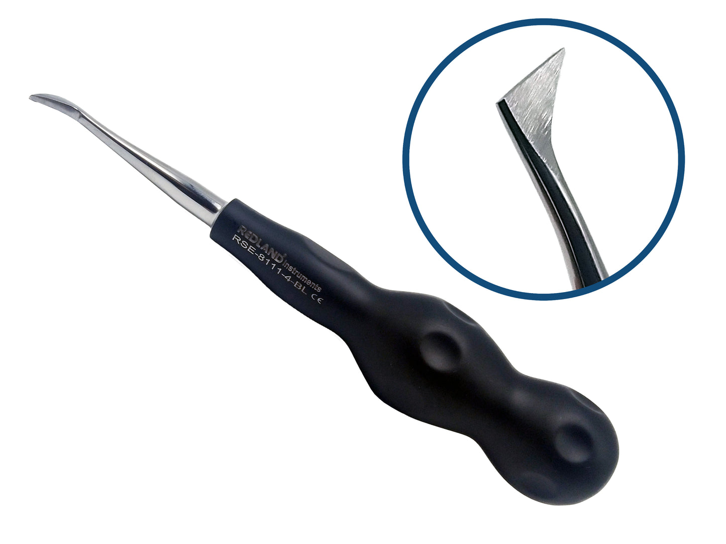 Redland Dental Cryer Elevators (Black Line) w/ergonomic handle & grip
