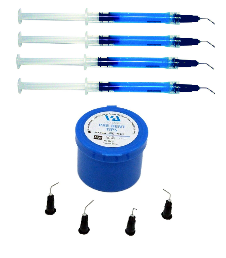 VISTA BLUE Best-Etch™ ACID ETCHING GEL 3 mL SYRINGES 37% Phosphoric Acid + TIPS