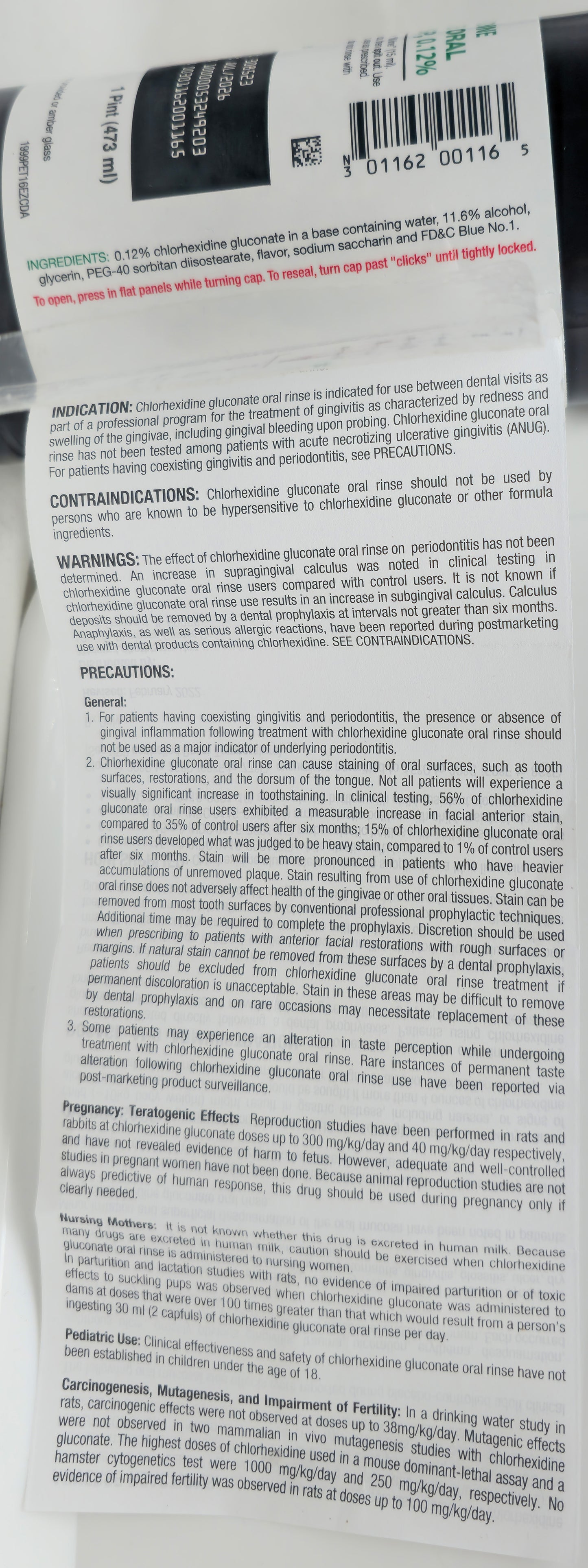 Xttrium Laboratories - Chlorhexidine Gluconate .12% Oral Rinse