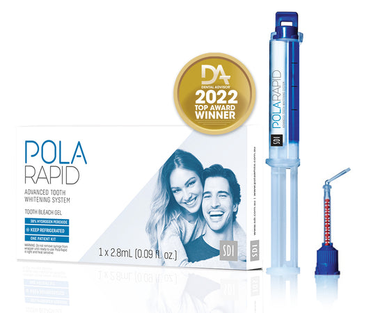 SDI POLA RAPID IN-OFFICE ADVANCED TOOTH WHITENING SYSTEM 3-PATIENT KIT
