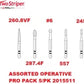 Premier Dental Two Striper® Diamond Burs Assorted Operative ProPack 5/pk USA