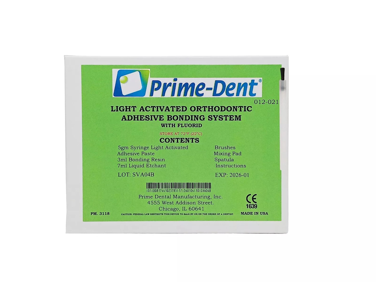 Prime-Dent Light Activated Orthodontic Adhesive Bonding Kit