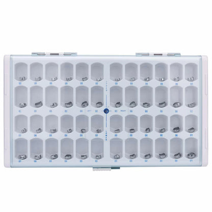 Redland DENTAL Ni-Chro STAINLESS STEEL Primary Molar (KIDS CROWN KIT OF 48 PCS)