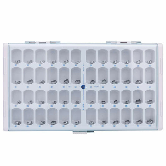 Redland DENTAL Ni-Chro STAINLESS STEEL Primary Molar (KIDS CROWN KIT OF 48 PCS)