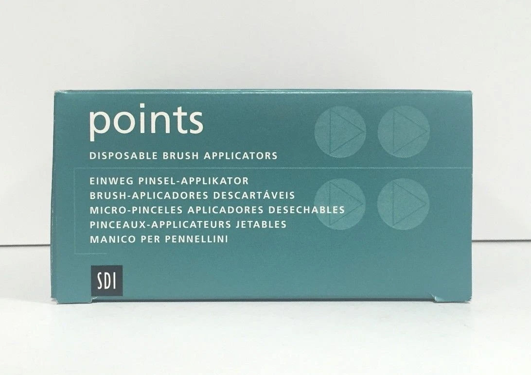 SDI Micro Applicator Microbrush Dark Green Fine 4 tubes Disposable (400 Pcs)