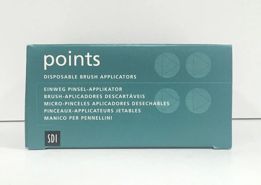 SDI Micro Applicator Microbrush Dark Green Fine 4 tubes Disposable (400 Pcs)