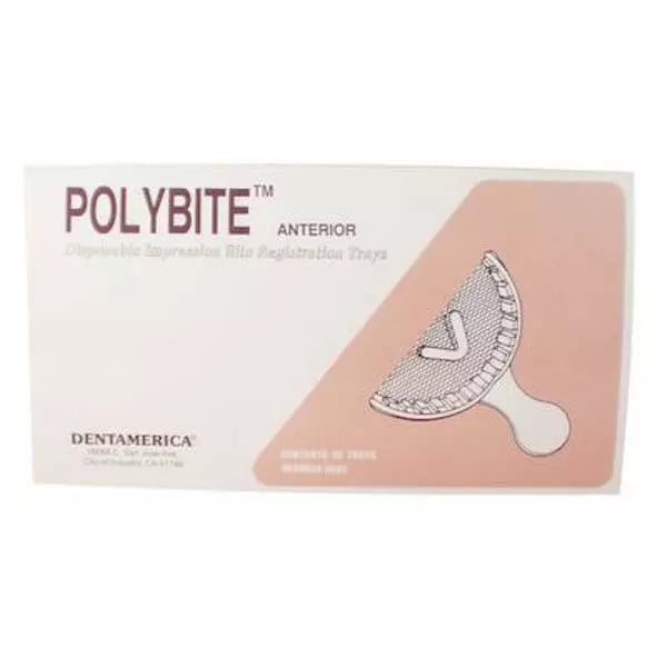 DentAmerica Polybite Disposable Impression Bite Trays–Anterior