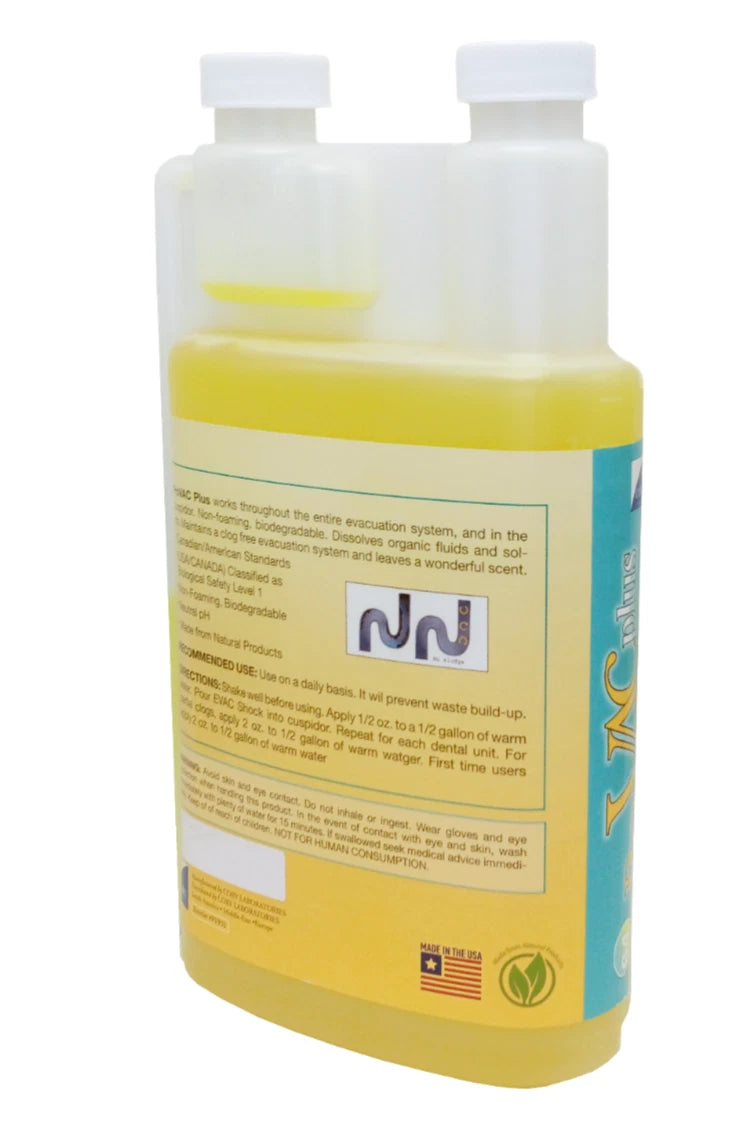 Cory Laboratories ProVAC Plus Multi-Enzymatic Evacuation Cleaner Lemon Scent 32 oz./64 Uses