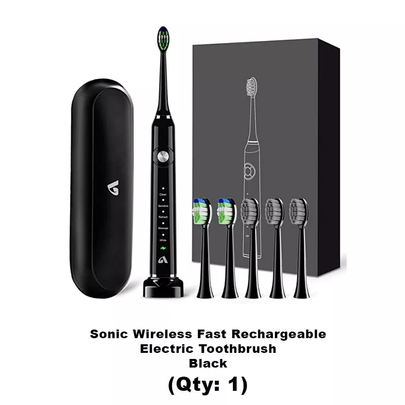 JTF ProAlpha Sonic Wireless Fast Rechargeable Electric Toothbrush