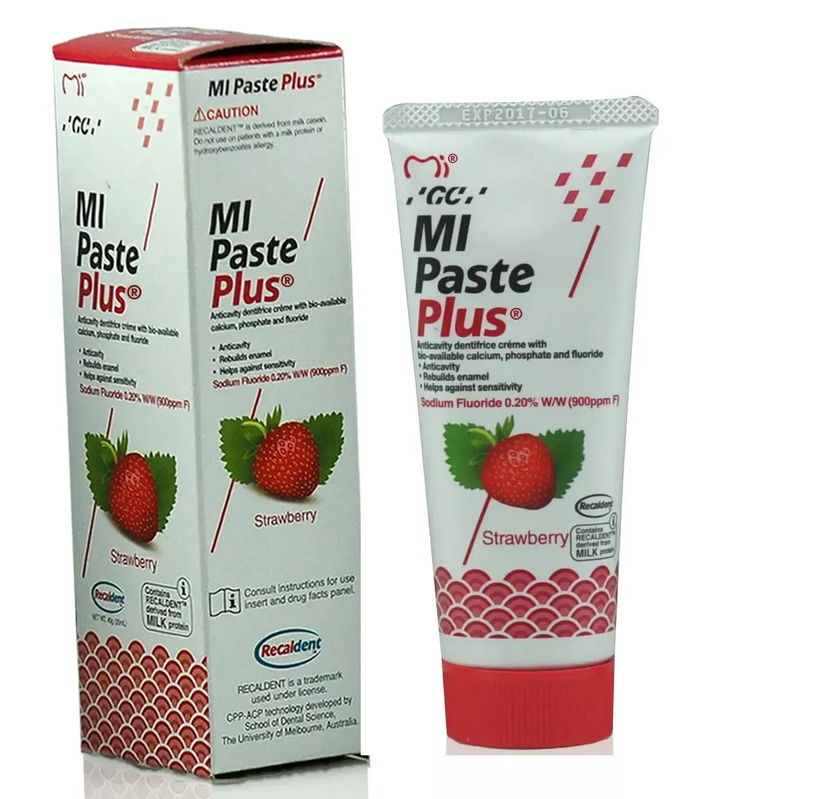 GC MI Paste Plus Topical Tooth Créme with Calcium, Phosphate & Fluoride 40g