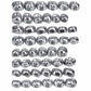 REDLAND Ni-Chro STAINLESS STEEL Primary Molar KIDS CROWN KIT/REFIL All sizes 5/pk
