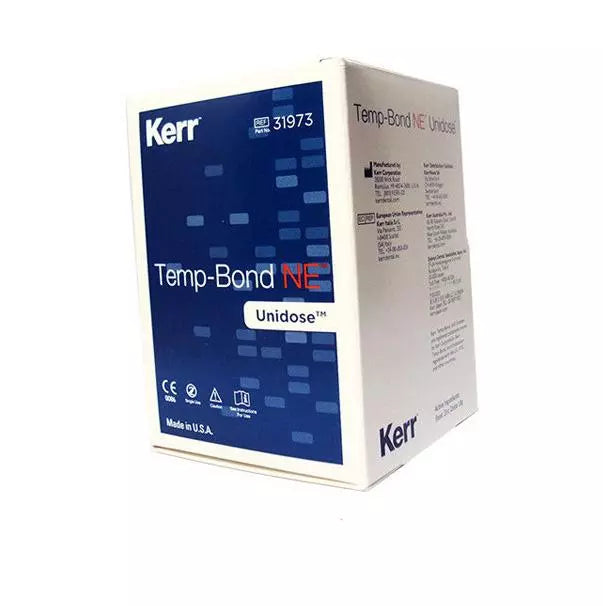 KERR Temp-Bond NE Temporary Cement 2.4gm Unidose Base & Accelerator (50 Pack)