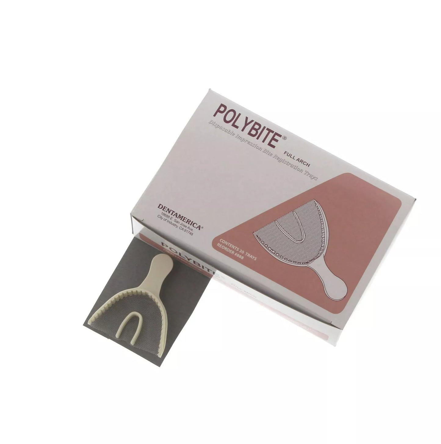 DentAmerica Polybite Disposable Impression Bite Trays–Full Arch