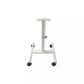 DCI Type Dental White H-Frame Cart Stand Adjustable Height 27” to 34”